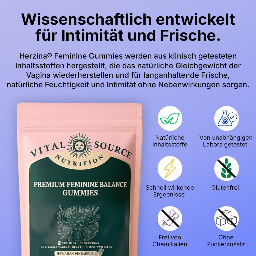 Herzina® - Feminine Balance Gummies